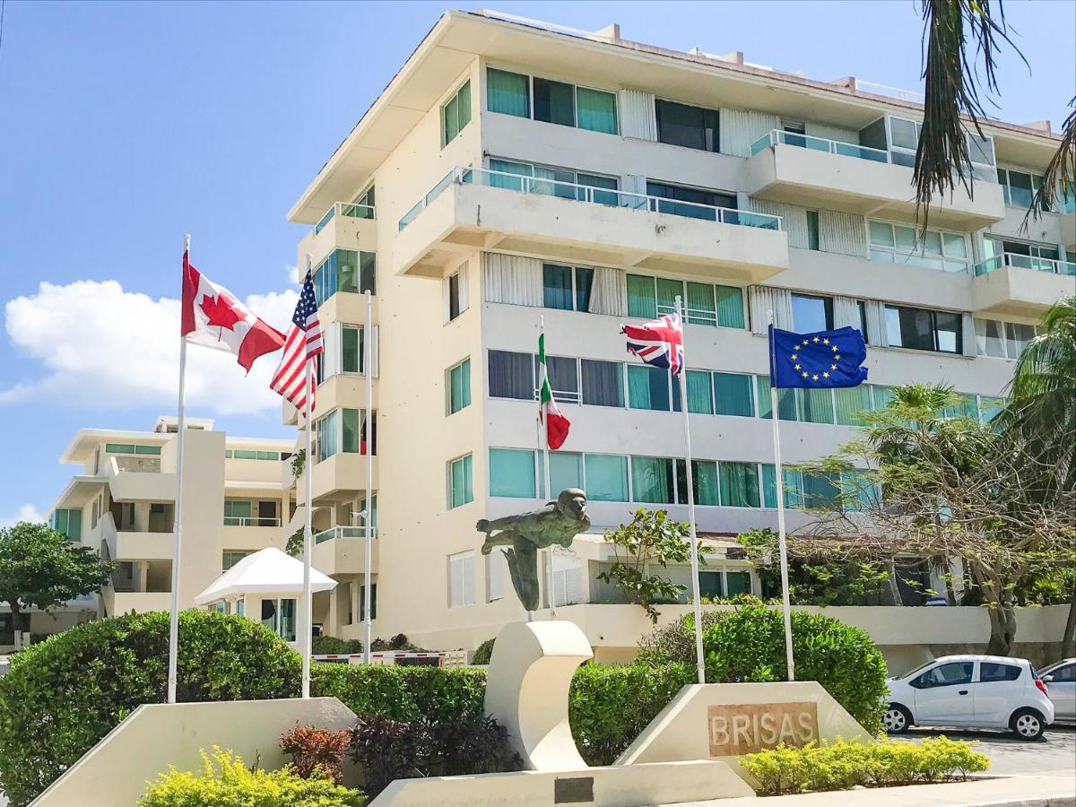 Apartment On The Beach With Terrace Ocean View, Brisas Cancun 01 By Beach & Ocean Apartments Exteriör bild