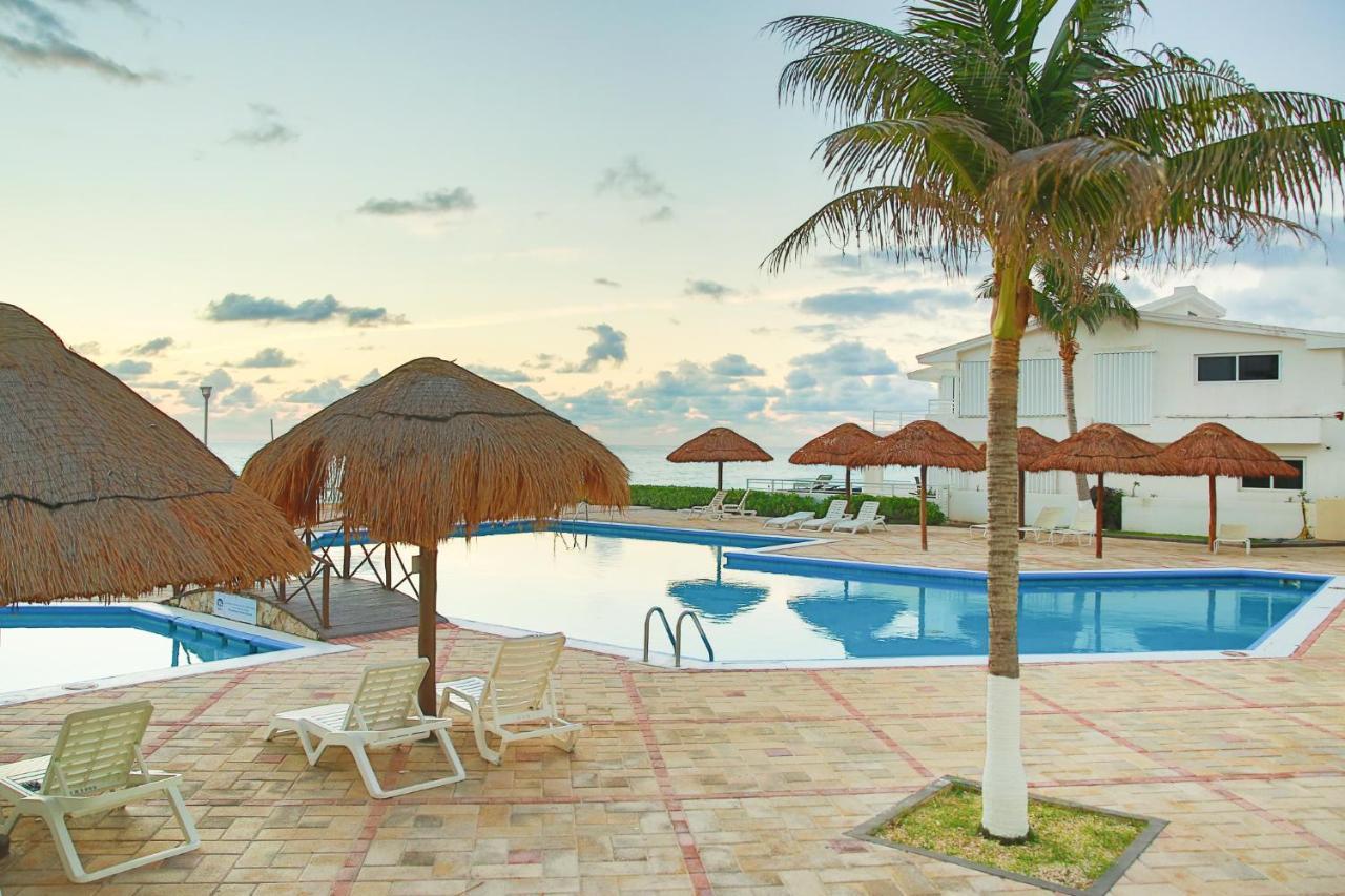 Apartment On The Beach With Terrace Ocean View, Brisas Cancun 01 By Beach & Ocean Apartments Exteriör bild